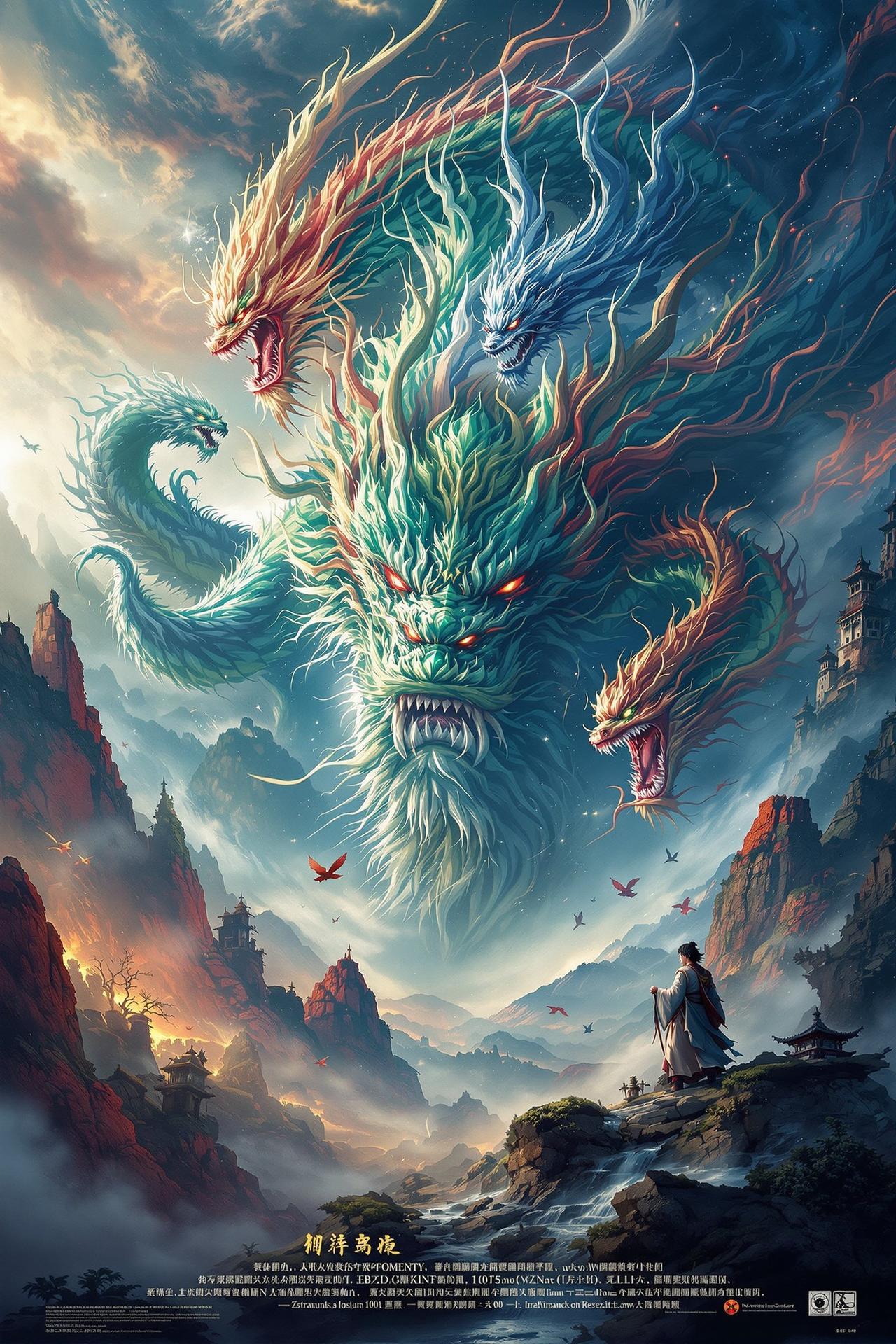 每日吃瓜推荐：山海经：异兽觉醒 电影海报